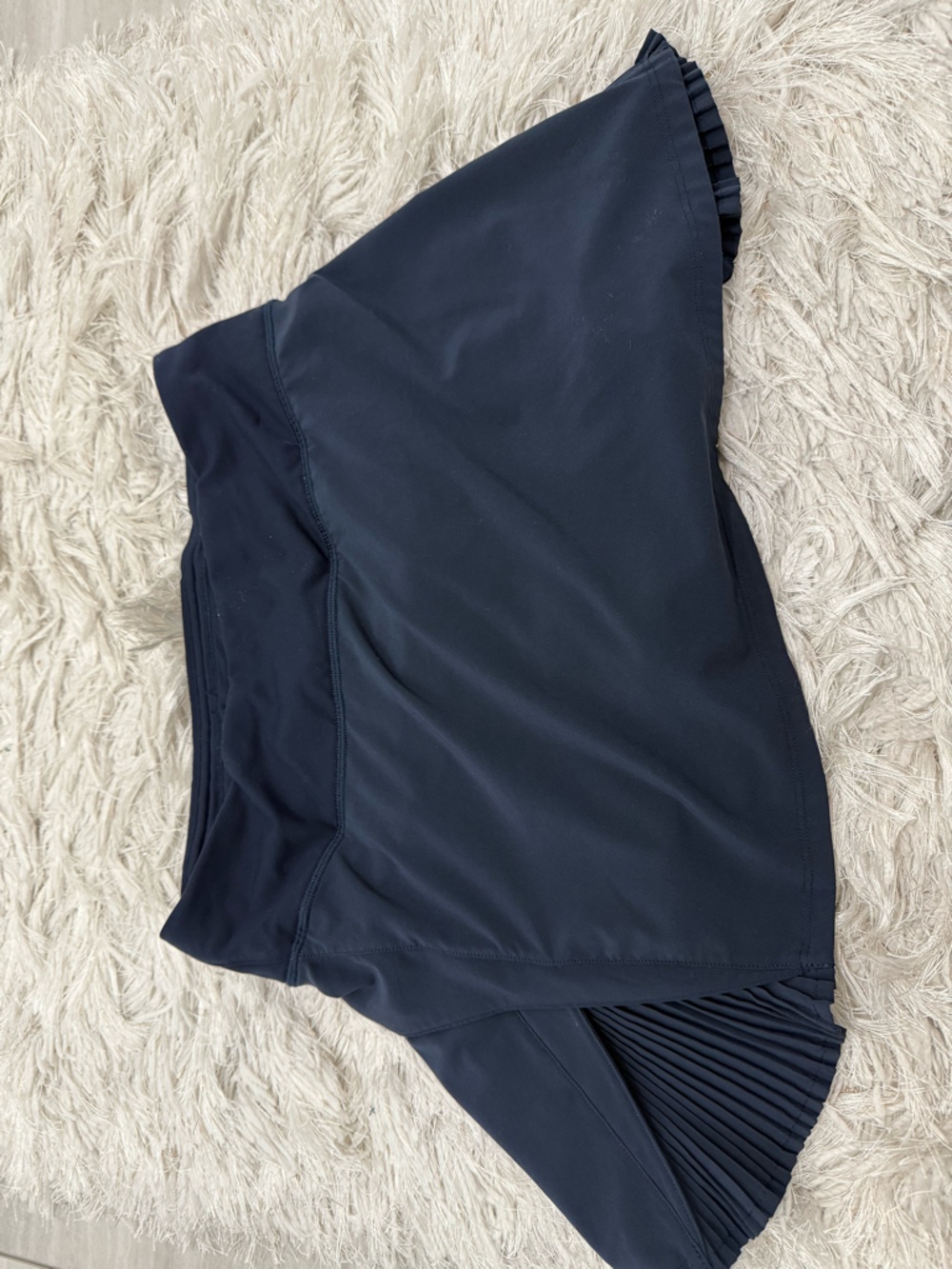 lululemon athletica Navy Pleated Athletic Skirt